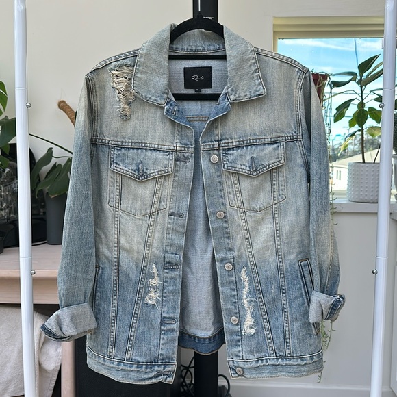 Rails Knox Distressed Denim Jacket - Picture 3 of 11